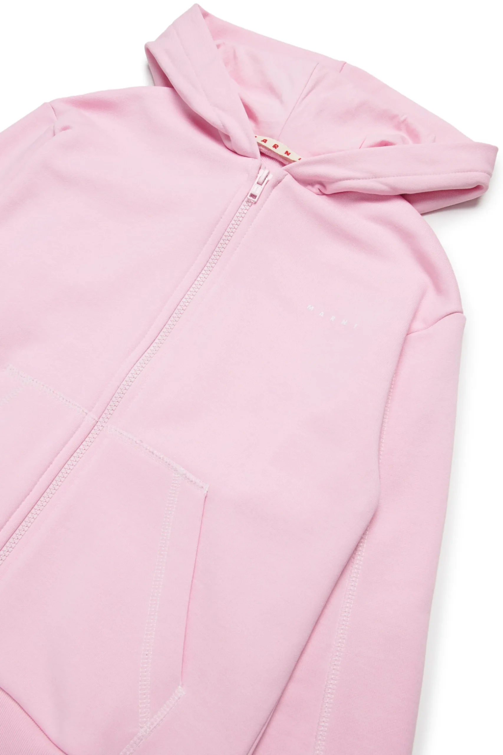 MARNI Felpa full zip con cuciture a contrasto | Bambino Felpe | Activewear