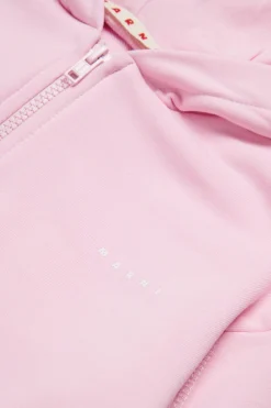 MARNI Felpa full zip con cuciture a contrasto | Bambino Felpe | Activewear