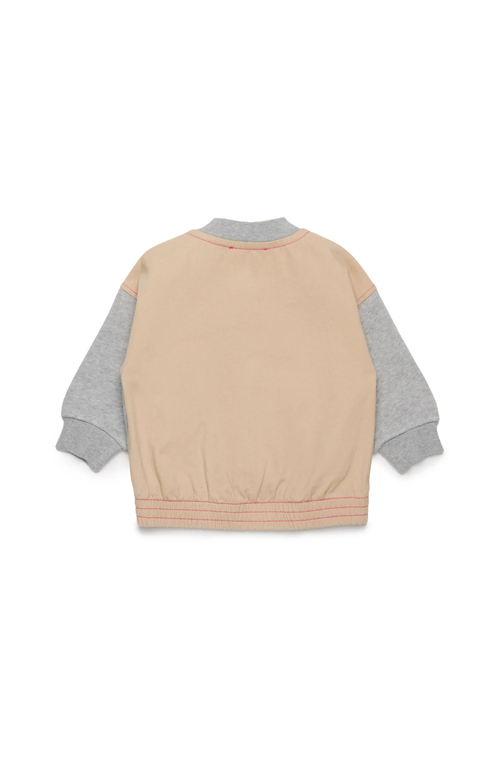 DIESEL Felpa full zip con inserti colorblock | Bambino Felpe | Oval D By Diesel