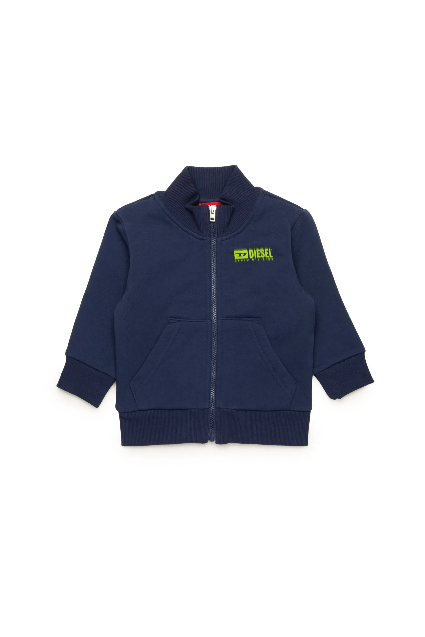 DIESEL Felpa full zip con logo degradé | Felpe