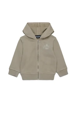 DSQUARED2 Felpa full zip con Maple Leaf | Bambino Felpe | Activewear