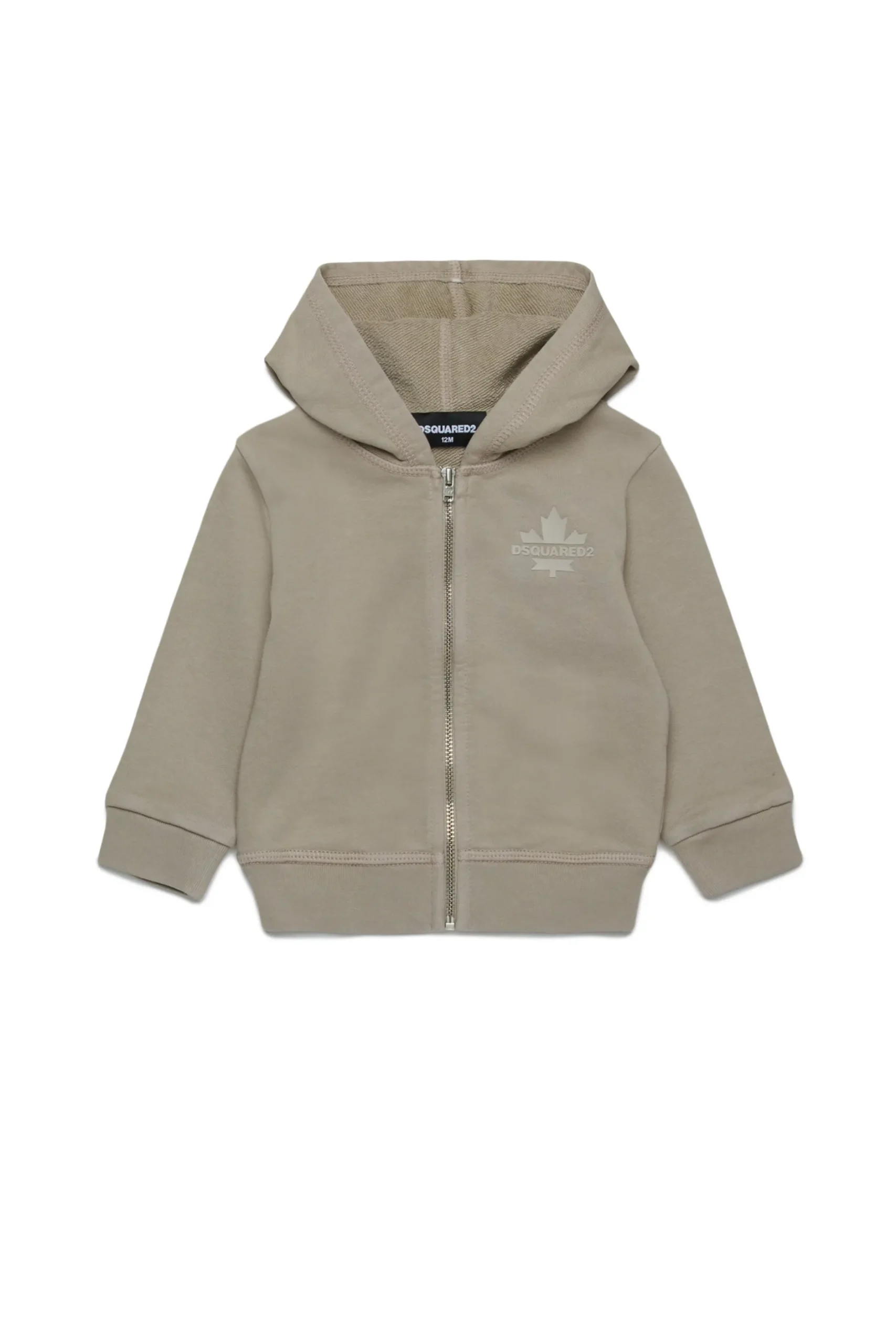 DSQUARED2 Felpa full zip con Maple Leaf | Bambino Felpe | Activewear