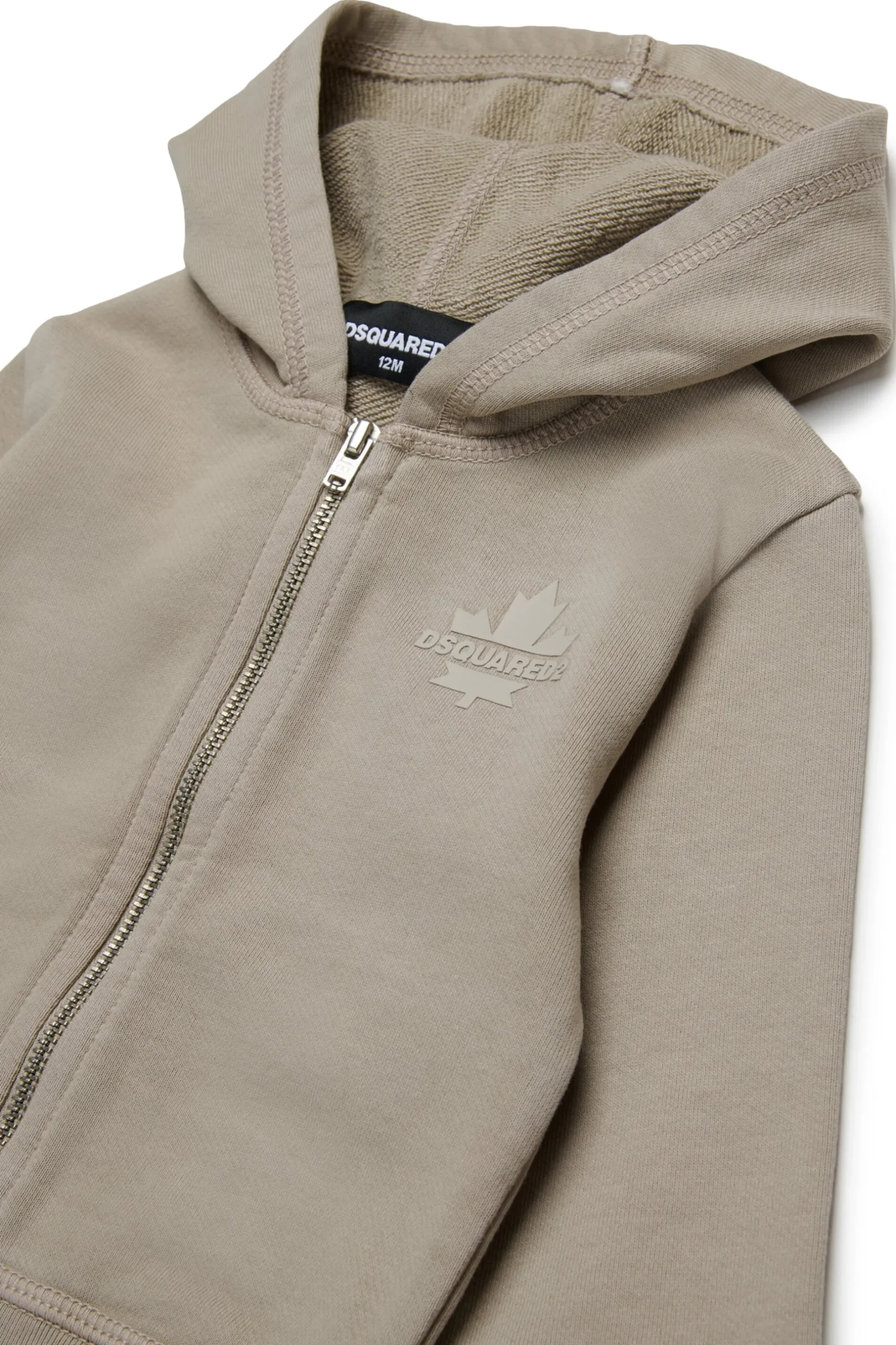 DSQUARED2 Felpa full zip con Maple Leaf | Bambino Felpe | Activewear