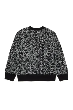N°21 Felpa girocollo allover Glitch | Bambino Activewear | Activewear