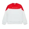 MARNI Felpa girocollo colorblock con logo | Bambino Felpe | Felpe