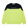 MARNI Felpa girocollo colorblock con logo | Bambino Felpe | Felpe