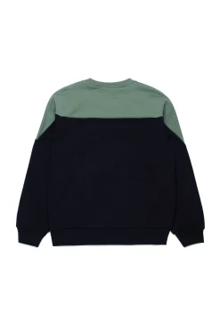 MARNI Felpa girocollo colorblock con logo | Bambino Felpe | Felpe