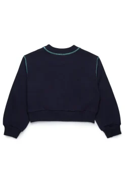 MARNI Felpa girocollo con cuciture a contrasto | Bambino Felpe | Logomania