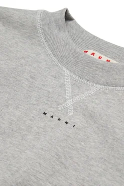 MARNI Felpa girocollo con cuciture a contrasto | Bambino Felpe | Logomania