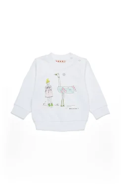 MARNI Felpa girocollo con disegni | Felpe