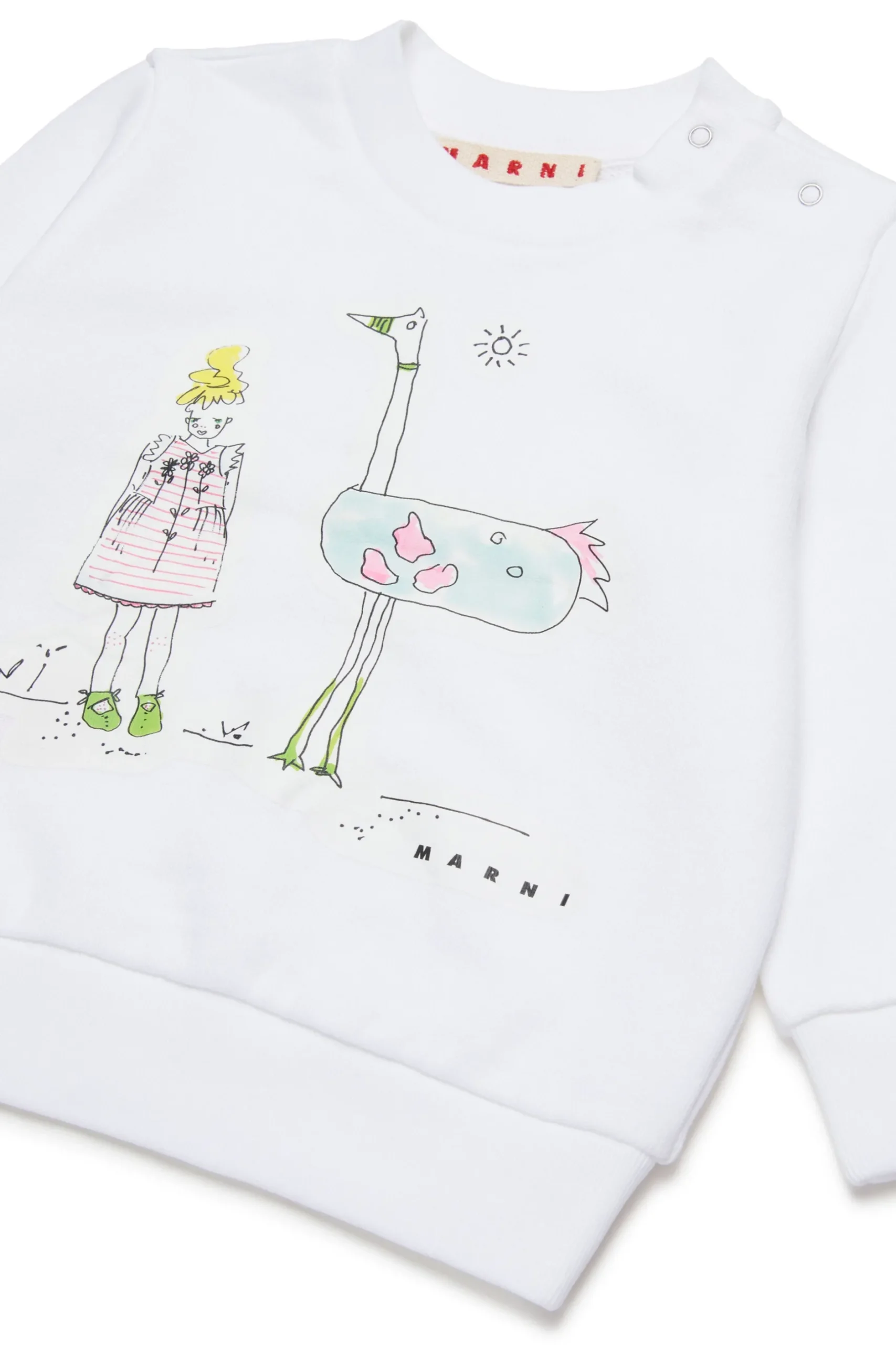 MARNI Felpa girocollo con disegni | Felpe