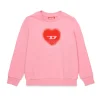 DIESEL Felpa girocollo con grafica cuore | Felpe
