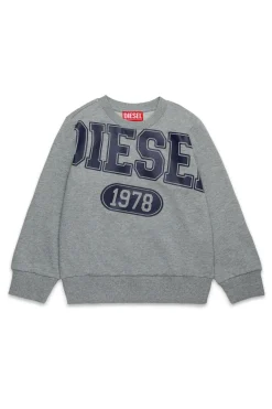 DIESEL Felpa girocollo con grafica maxi 1978 | Bambino Felpe | Felpe