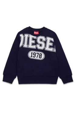 DIESEL Felpa girocollo con grafica maxi 1978 | Bambino Felpe | Felpe