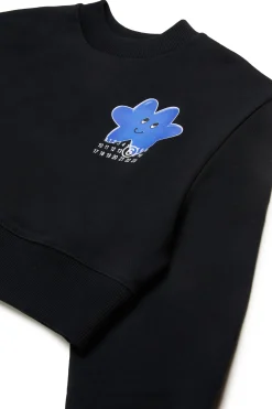 MM6 MAISON MARGIELA Felpa girocollo con grafica Happy Star | Bambino Felpe | Activewear