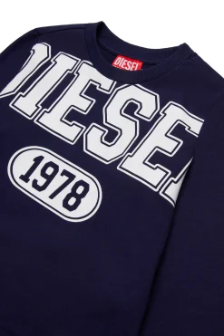 DIESEL Felpa girocollo con grafica maxi 1978 | Bambino Felpe | Felpe