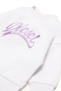 DIESEL Felpa girocollo con grafica mylar | Bambino Felpe | Activewear