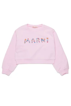MARNI Felpa girocollo con Holiday Logo | Bambino Felpe | Logomania