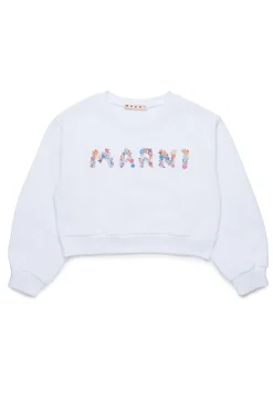 MARNI Felpa girocollo con Holiday Logo | Bambino Felpe | Logomania