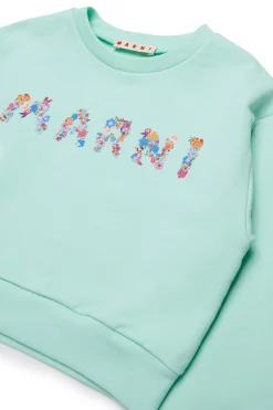 MARNI Felpa girocollo con Holiday Logo | Bambino Felpe | Logomania