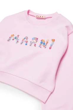 MARNI Felpa girocollo con Holiday Logo | Bambino Felpe | Logomania