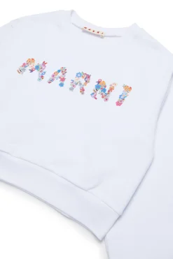 MARNI Felpa girocollo con Holiday Logo | Bambino Felpe | Logomania
