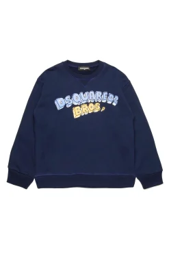 DSQUARED2 Felpa girocollo con lettering graffiti | Bambino Felpe | Felpe