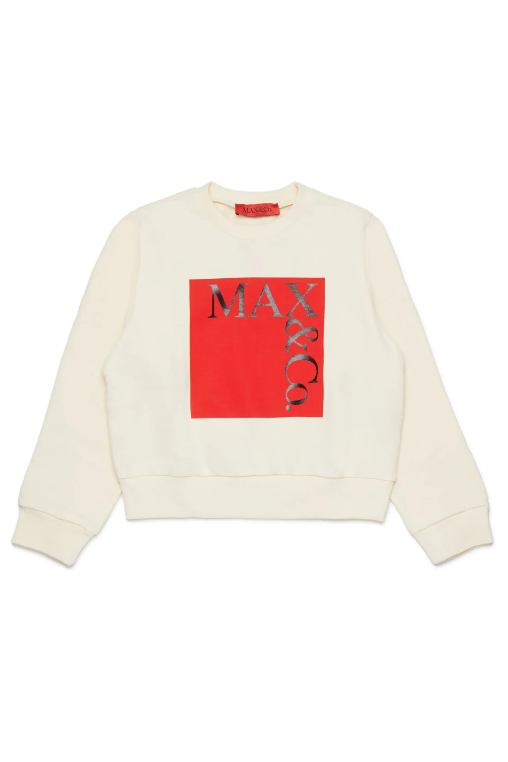 MAX&Co. Felpa girocollo con logo | Felpe