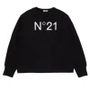 N°21 Felpa girocollo con logo | Bambino Felpe | Activewear