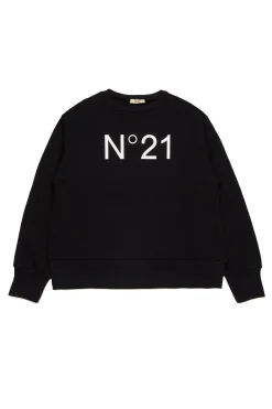 N°21 Felpa girocollo con logo | Bambino Felpe | Activewear