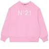 N°21 Felpa girocollo con logo | Bambino Felpe | Activewear