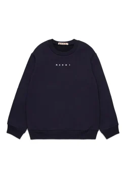 MARNI Felpa girocollo con logo | Bambino Felpe | Activewear