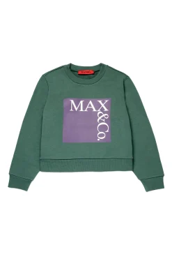 MAX&Co. Felpa girocollo con logo | Felpe