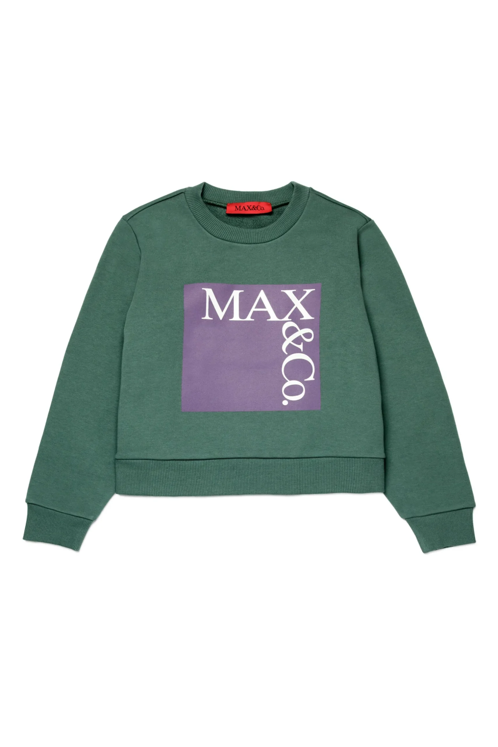 MAX&Co. Felpa girocollo con logo | Felpe