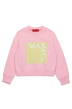 MAX&Co. Felpa girocollo con logo | Bambino Felpe | Logomania