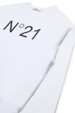 N°21 Felpa girocollo con logo | Bambino Felpe | Activewear