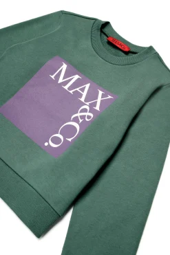 MAX&Co. Felpa girocollo con logo | Felpe