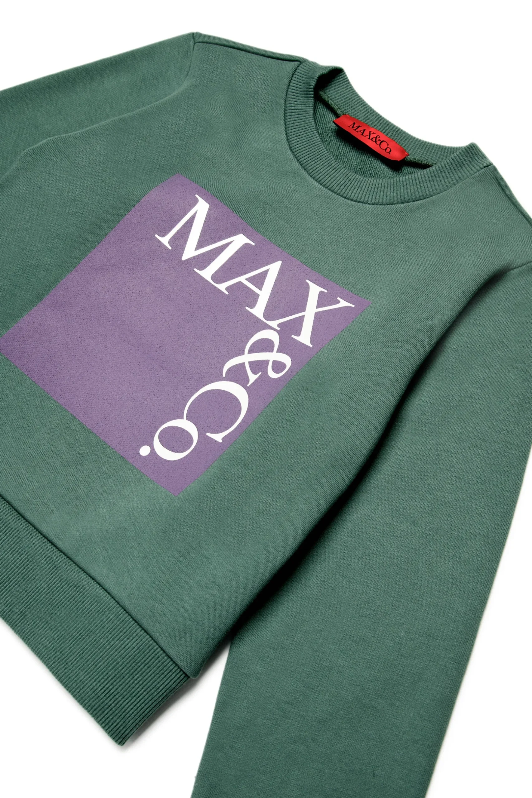 MAX&Co. Felpa girocollo con logo | Felpe