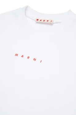MARNI Felpa girocollo con logo | Bambino Felpe | Activewear