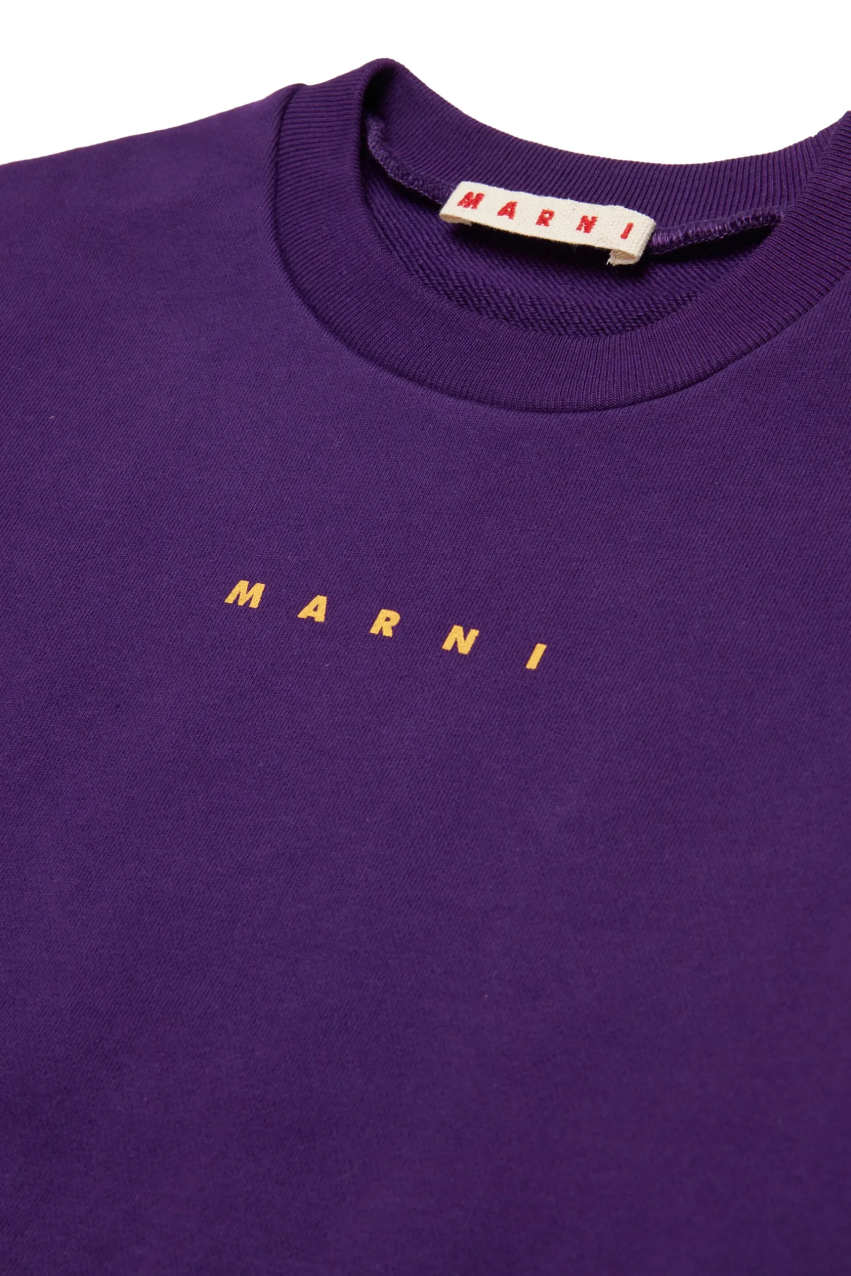 MARNI Felpa girocollo con logo | Bambino Felpe | Activewear