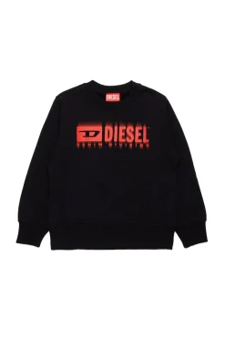 DIESEL Felpa girocollo con logo degradé | Bambino Activewear | Activewear
