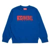 DIESEL Felpa girocollo con logo degradé | Bambino Felpe
