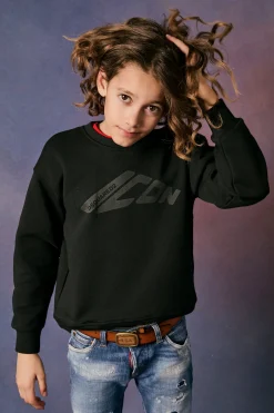 DSQUARED2 Felpa girocollo con logo Icon New Generation | Bambino Felpe | Logomania