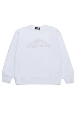 DSQUARED2 Felpa girocollo con logo Icon New Generation | Bambino Felpe | Logomania