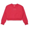 DIESEL Felpa girocollo con logo Oval D | Bambino Felpe | Oval D By Diesel