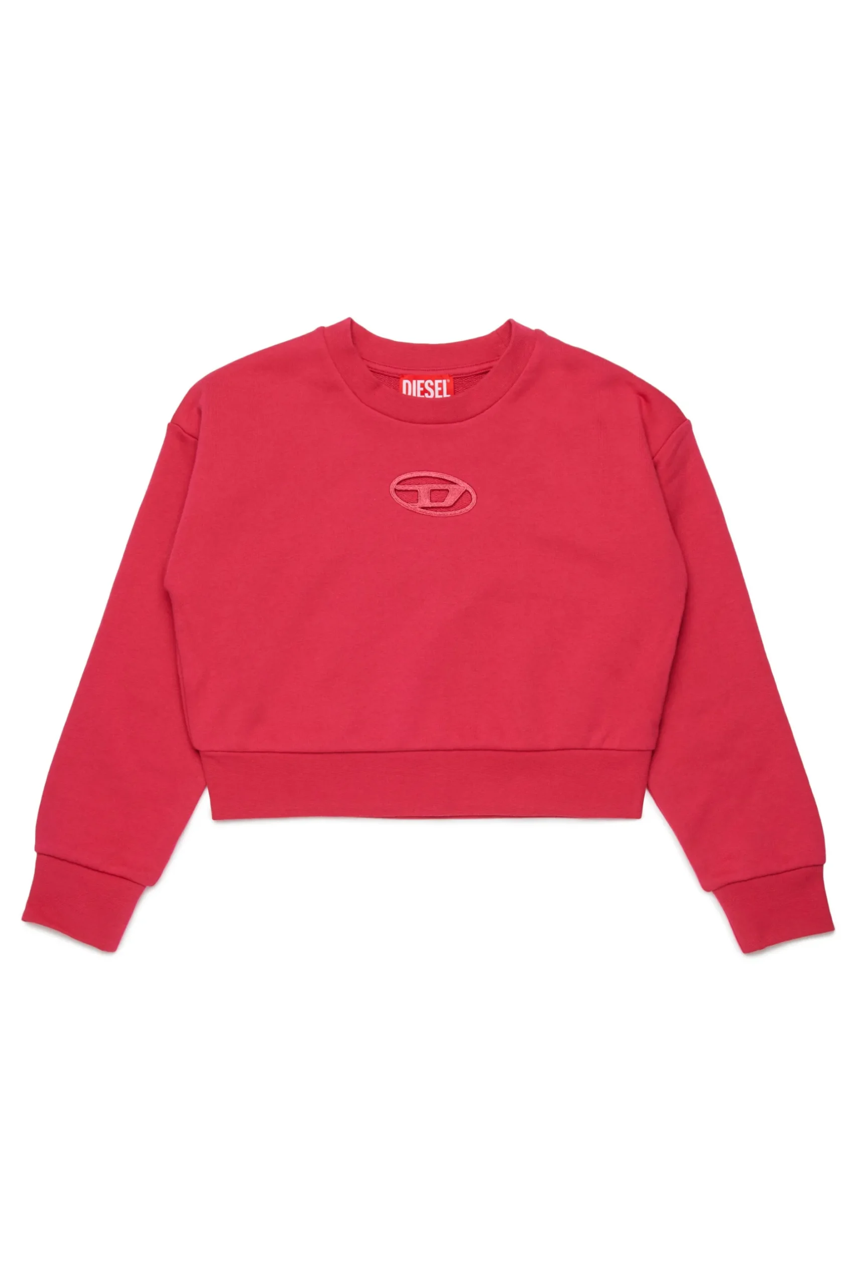 DIESEL Felpa girocollo con logo Oval D | Bambino Felpe | Oval D By Diesel
