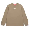 DIESEL Felpa girocollo con logo Oval D | Bambino Felpe
