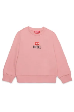 DIESEL Felpa girocollo con logo D | Bambino Felpe | Felpe
