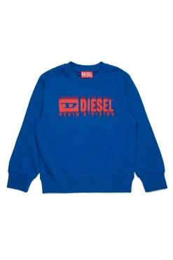 DIESEL Felpa girocollo con logo degradé | Bambino Felpe