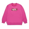 DIESEL Felpa girocollo con logo paillettes | Felpe